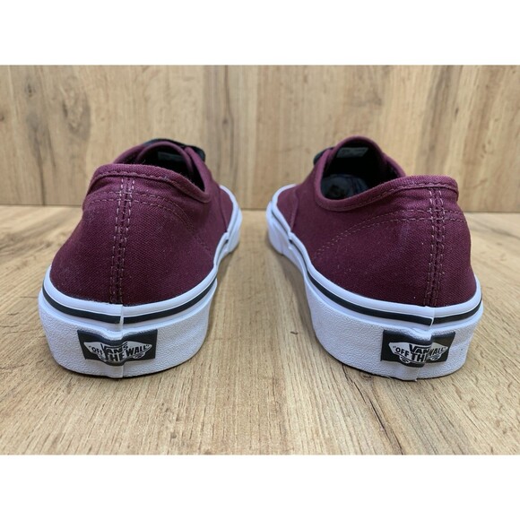 Vans Authentic Burgundy Canvas Sneakers Men\'s Size 10 Classic Lace Up Shoes main image 11